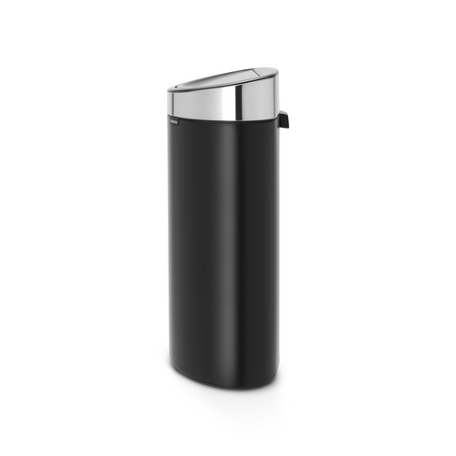 Brabantia Touch Bin New afvalemmer, 40 liter, kunststof binnenemmer 114847 - Matt Black