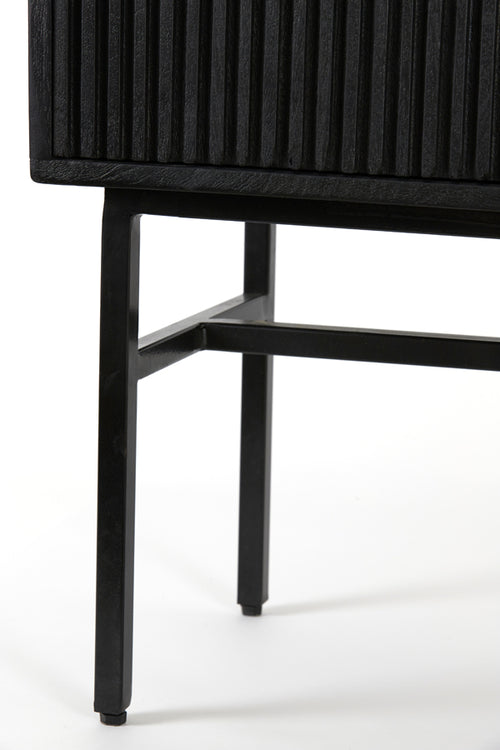 Light & Living kast ABAGE - 120x40x180cm - zwart