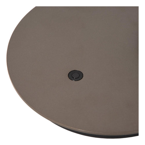 Lucide bureaulamp OGDEN - Geïntegreerde LED - Grijs ijzer