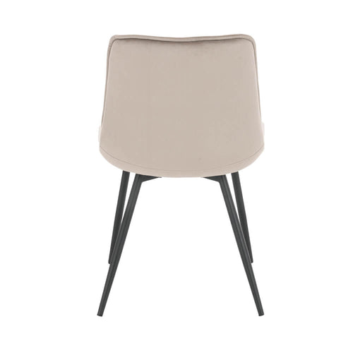 Home Deluxe gestoffeerde stoel IKALO lichtbruin Aantal: 4