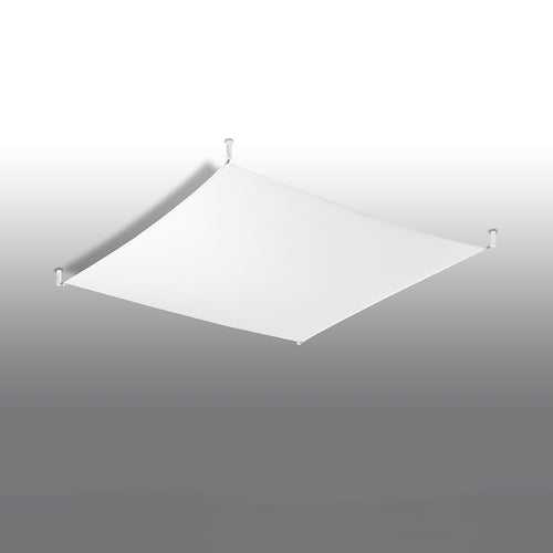 Sollux Lighting Plafondlamp LUNA 4 wit - 140x140x15cm