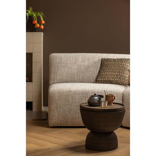 WOOOD bijzettafel Samson - Fiber Clay - Coffee - 35x40x40