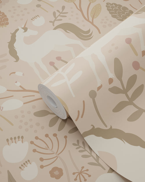 ESTAhome behang unicorns zand beige - 53 cm x 10.05 m - 139875 - vtwonen shop