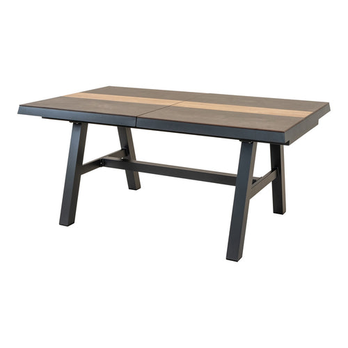 Lesli Living tuintafel Brixton - grijs - 170/220x102cm