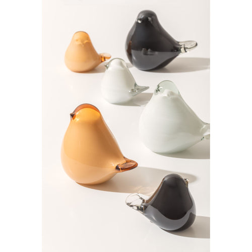 Present Time ornament Fat Bird - zwart - 14x8x12cm - vtwonen shop