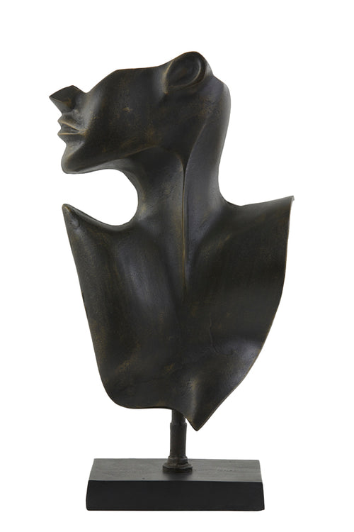 Light & Living ornament FACE - 23x11x45cm - brons