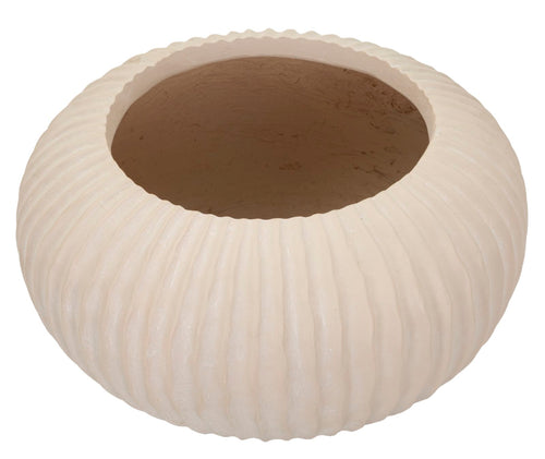 Mauro Ferretti vaas - Ø 35x18 cm - creme