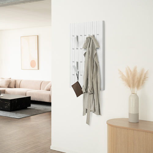 HOME DELUXE Garderobepaneel QUEST Wit - 55 x 4 x 105 cm