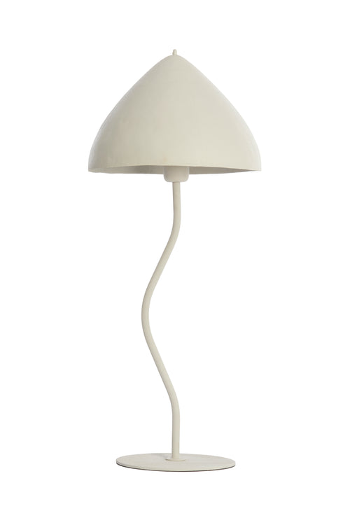 Light & Living tafellamp ELIMO - wit - Ø25x67cm - vtwonen shop