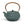 Bredemeijer - Gietijzeren theepot Sichuan - 1 liter - Blauw - Met filter