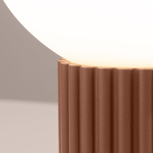 Sollux Lighting Tafellamp HALO mokka - 12x12x19cm