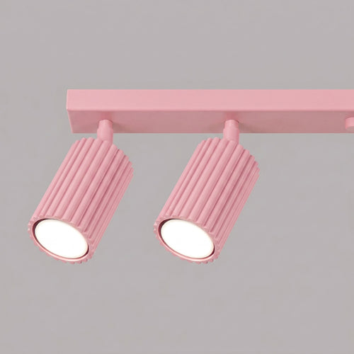 Sollux Lighting Plafondlamp KARBON 6L roze - 117x6,5x16,5cm