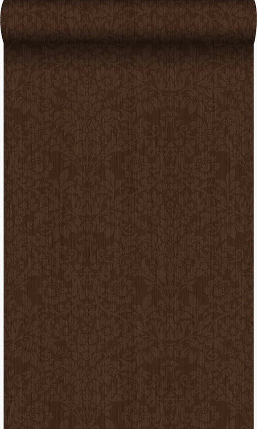 Origin Wallcoverings behang ornamenten bruin en glanzend goud - 53 cm x 10,05 m - 345416 - vtwonen shop