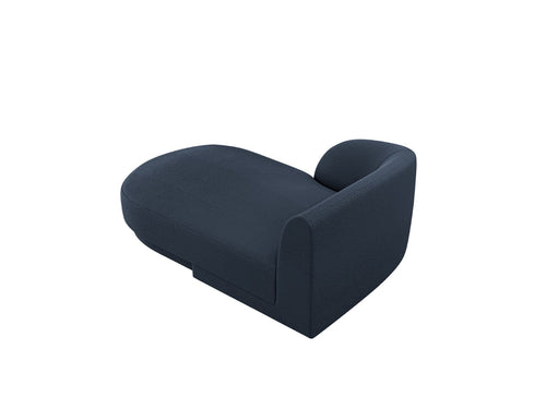 Micadoni linker meridiaan Miley 2-zits, boucle donkerblauw - 156x90x70cm
