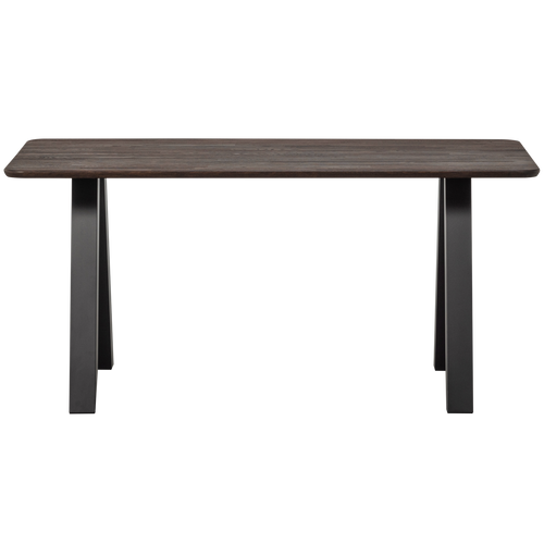 WOOOD eettafel afgerond vingerlas Tablo - Eiken - Mystic Brown - 160x90