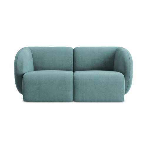 LaMiaSofa Tweezits modulaire bank Cervo - chenille stof - jeans - 174x94x75