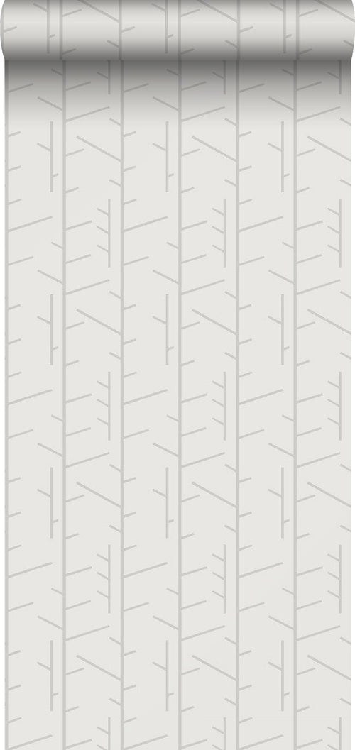 Borastapeter behang grafisch motief grijs - 53 cm x 10.05 m - 660757 - vtwonen shop