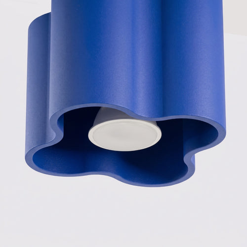 Sollux Lighting Plafondlamp OVIO 1 ultramarijn GU10 - 12x12x10cm