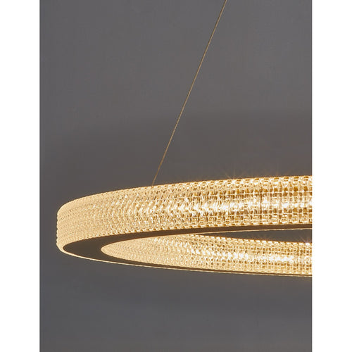 Merano Cincinnati Geïntegreerde LED Hanglamp Plafondlamp Antiek Goud Messing Aluminium LED 80W 4452Lm 3000K