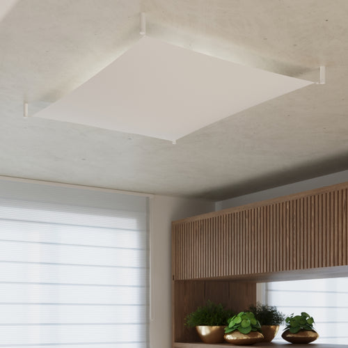 Sollux Lighting Plafondlamp LUNA 2 wit - 105x105x15cm