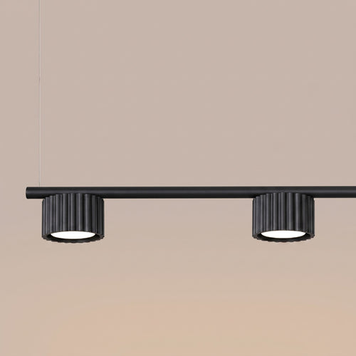 Sollux Lighting Kroonluchter AURA 4 zwart Gx53 - 122x10x208cm