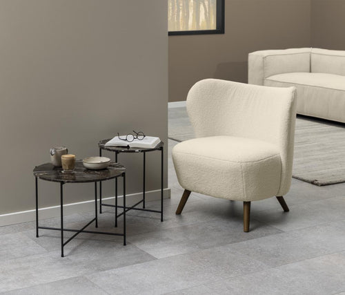 Rebellenclub Fauteuil Kisa - Beige