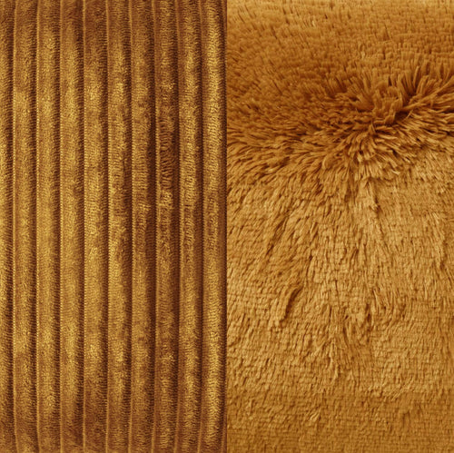 KUSSENSET - 2-delig - Cosy Layers - 60x60 cm, 45x45 cm - inclusief binnenkussens - geel
