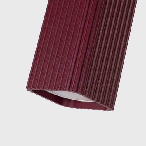 Sollux Lighting Plafondlamp RAYO 3P bordeaux - 20x20x18cm