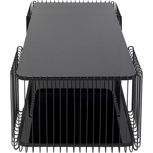 Kare Design Salontafel Wire Double 120x60cm zwart
