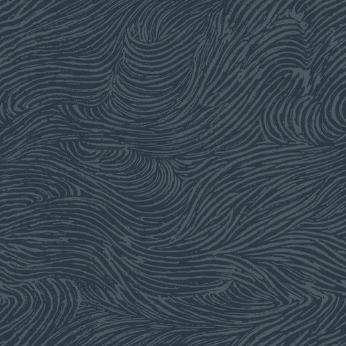 ESTAhome behang 3d golvende lijnen donkerblauw - 53 cm x 10.05 m - 139665 - vtwonen shop