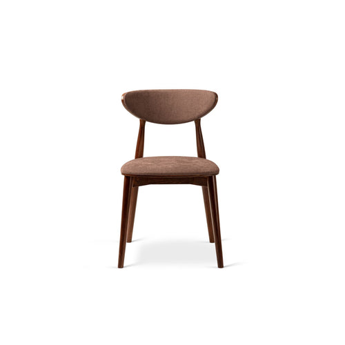 Set van 2 stoelen Rina chenille donkerroze - 48x47.5x79cm