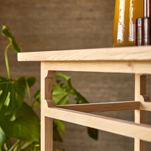 Tikamoon Bijzettafel van massief eikenhout - Naturel