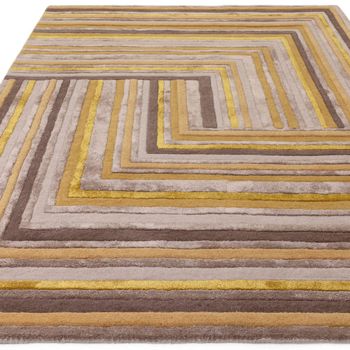 Vloerkleed MOMO Rugs Matrix Network Gold 200x300 cm - vtwonen shop