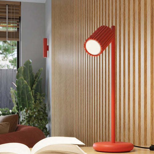 Sollux Lighting Hanglamp KARBON 3P rood - 19,5x19,5x108cm