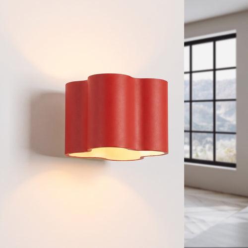 Sollux Lighting Wandlamp OVIO rood G9 - 12x14,5x10cm