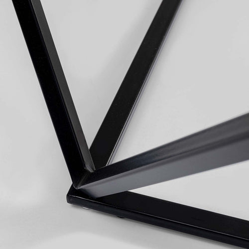 Kare Design Salontafel Cristallo 80x80cm zwart - vtwonen shop