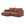 LaMiaSofa hoekbank links Palermo - chenille stof - gedempt roze - 207x148x86