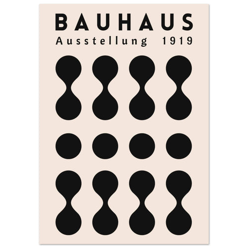 Artfulprints  Bauhaus - Ausstellung 1919   poster A4 21x29.7 cm - vtwonen shop