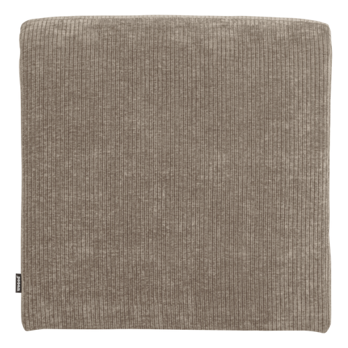 WOOOD eetbank 84 cm rugleuning Mojo Base - Rib - Donkerzand - 83x84x76