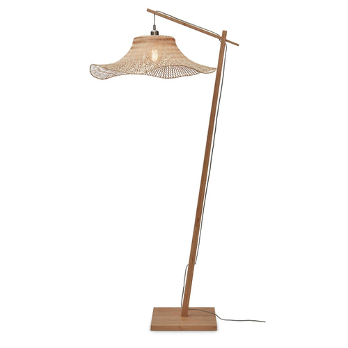 GOOD&MOJO vloerlamp Ibiza - bruin - Ø65cm - vtwonen shop