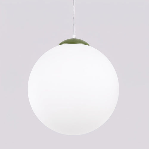 Sollux Lighting Hanglamp UGO 40 olijfgroen - 40x40x130cm