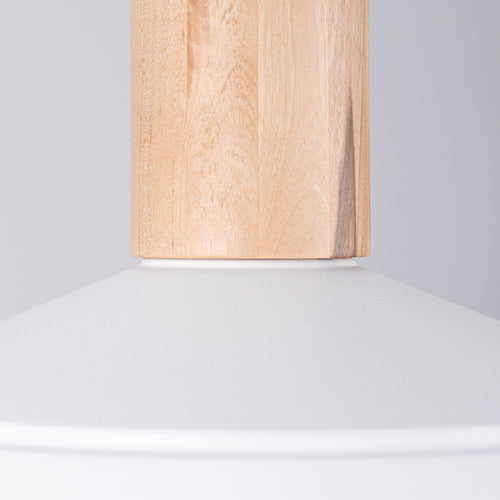 Sollux Lighting Hanglamp FANO wit - 34x34x120cm