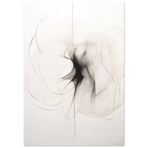 Artfulprints  Abstract - Chique brush 10   poster A4 21x29.7 cm