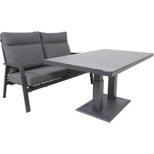 Lesli Living loveseat Ohio - grijs - 152x81x98cm