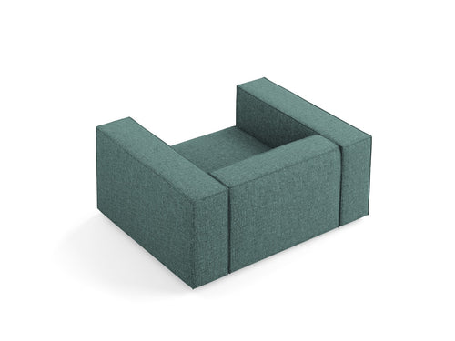 Cosmopolitan Design Fauteuil Arendal chenille, olie - 102x124x70cm