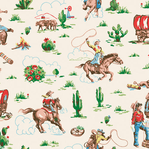 Cath Kidston Vliesbehang - Cowgirls Multi - vtwonen shop