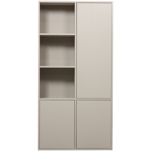 WOOOD opbergkast Meggy Rechts - Grenen hout - Dust/Grijs - 215x108x40