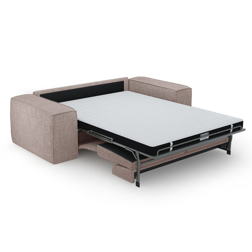 Premium Interiors - Snel uitklapbare slaapbank JUNE - gewaafd fluweel mol 216cm