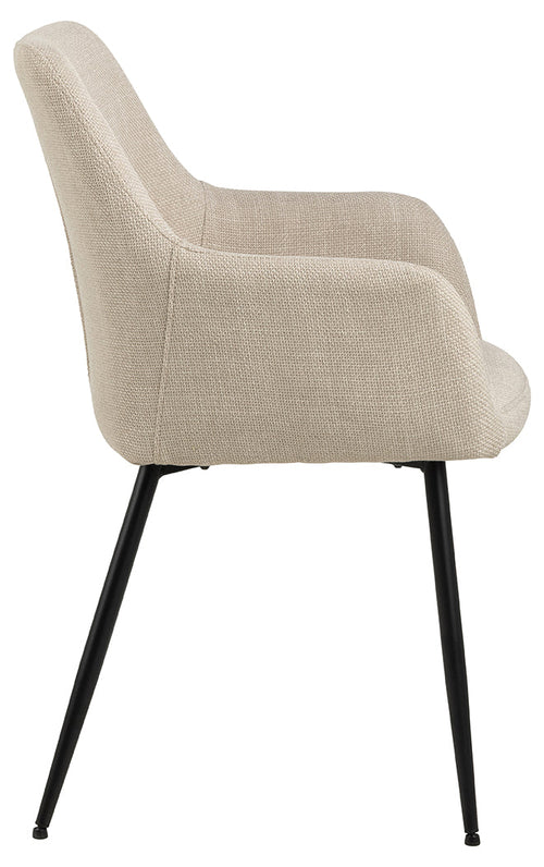 Rebellenclub Eetkamerstoel Ondara - Set van 2 - Beige