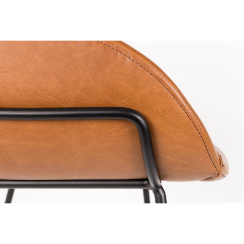 Zuiver Feston Barkrukken rugleuning 65 cm Bruin - Set van 2